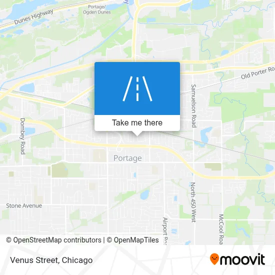 Venus Street map