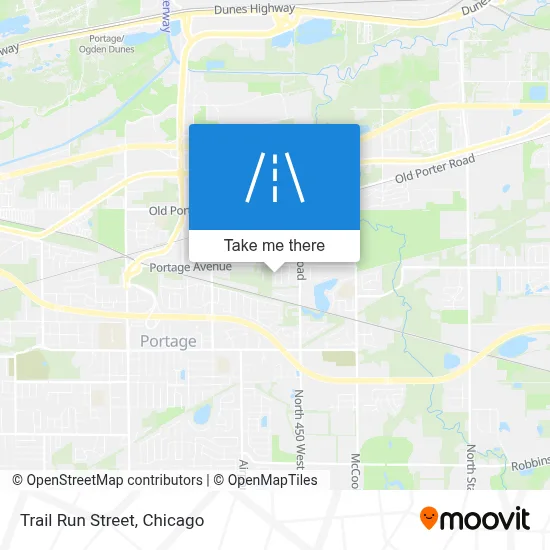 Trail Run Street map