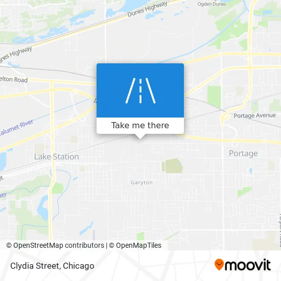 Mapa de Clydia Street