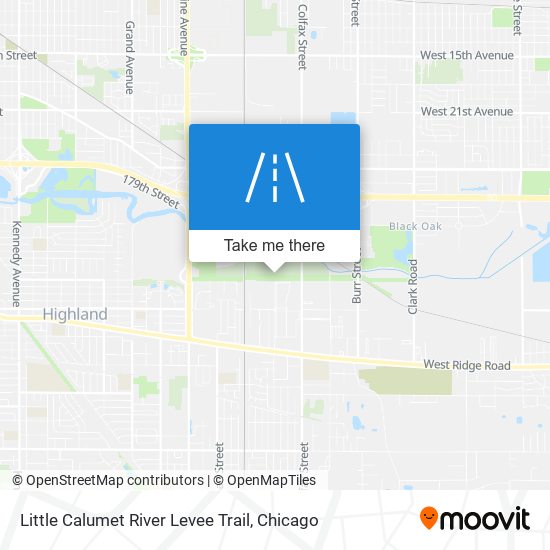 Little Calumet River Levee Trail map