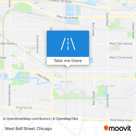 Mapa de West Bell Street