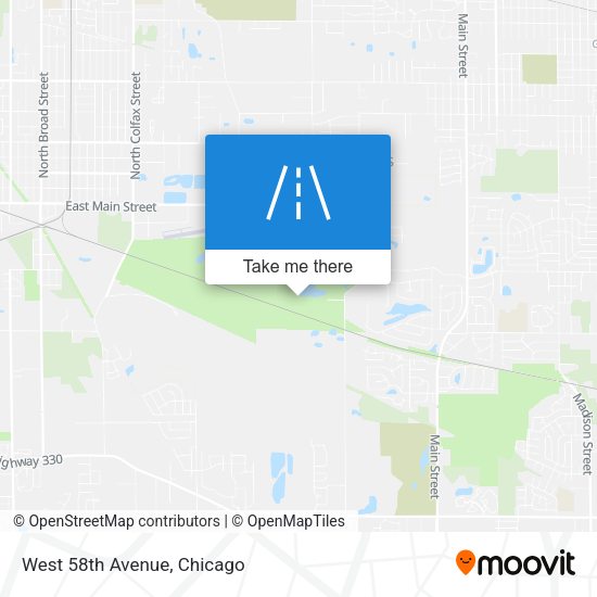 Mapa de West 58th Avenue
