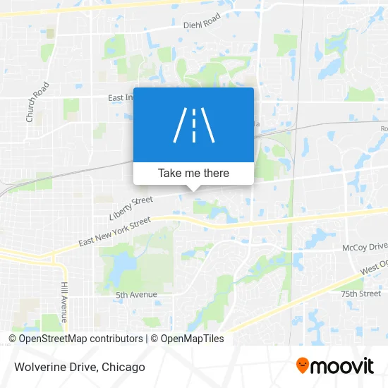Wolverine Drive map