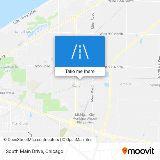 South Main Drive map