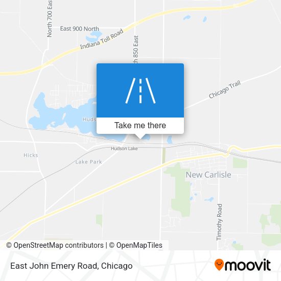 East John Emery Road map