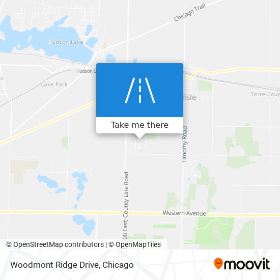 Mapa de Woodmont Ridge Drive