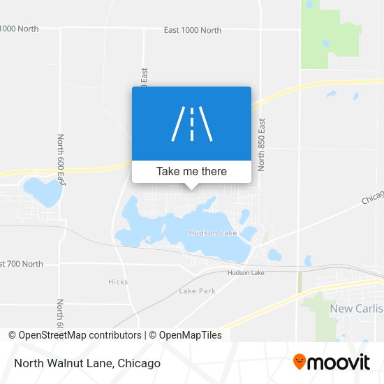 Mapa de North Walnut Lane