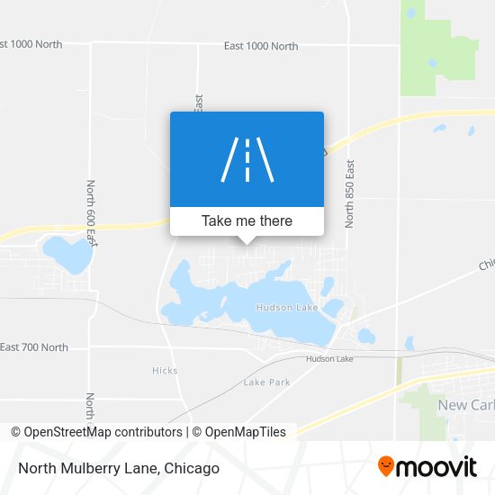 Mapa de North Mulberry Lane