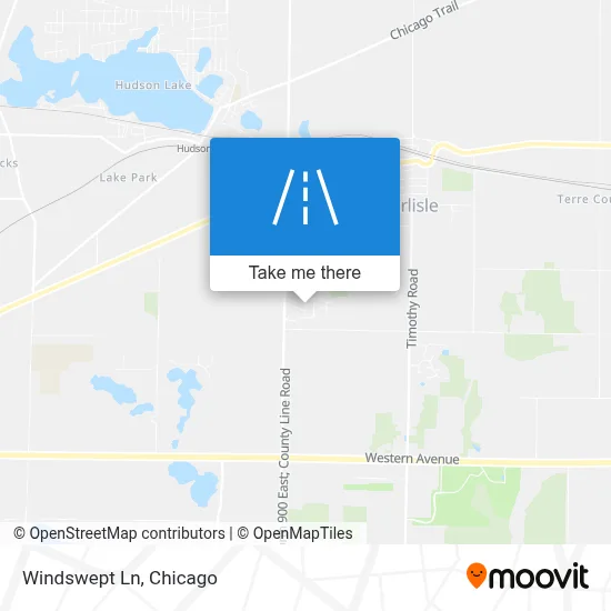 Windswept Ln map