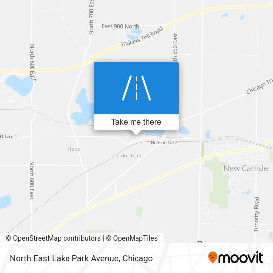 North East Lake Park Avenue map