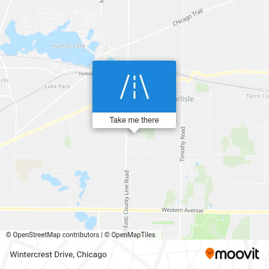 Wintercrest Drive map