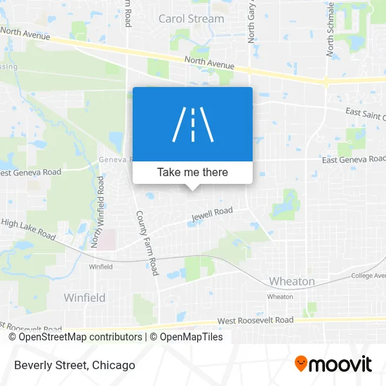 Beverly Street map