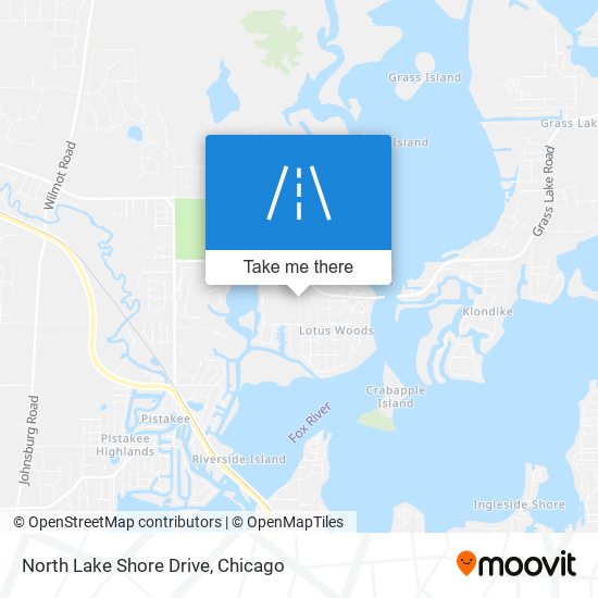 Mapa de North Lake Shore Drive