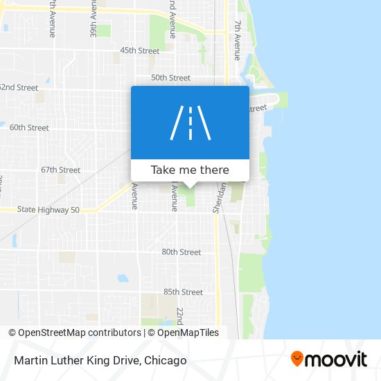 Martin Luther King Drive map