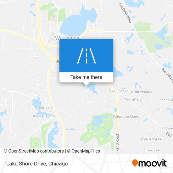 Lake Shore Drive map