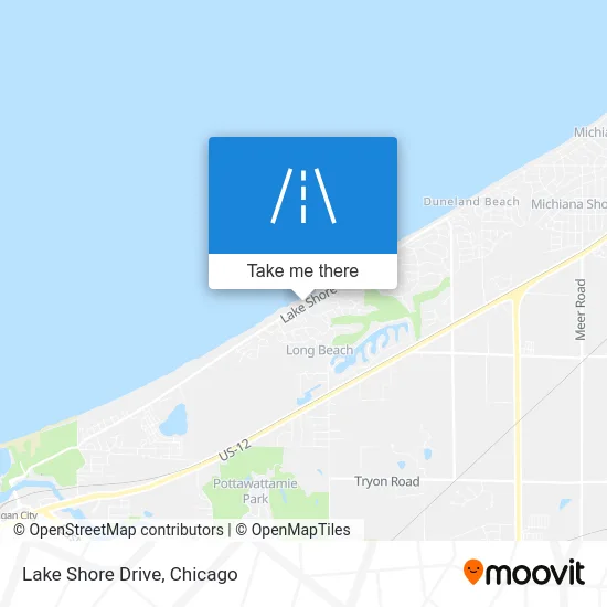 Lake Shore Drive map