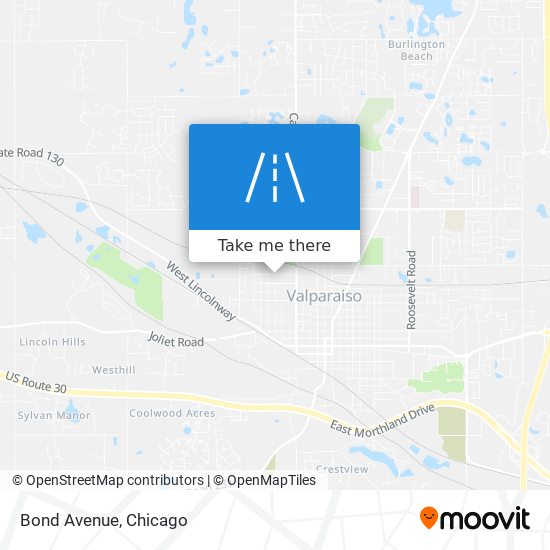 Mapa de Bond Avenue