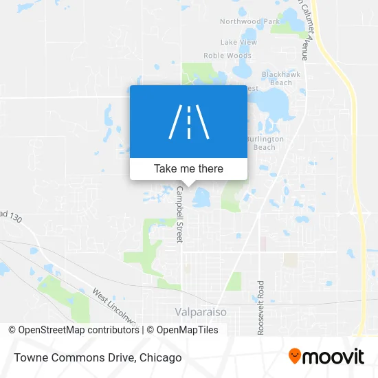 Towne Commons Drive map