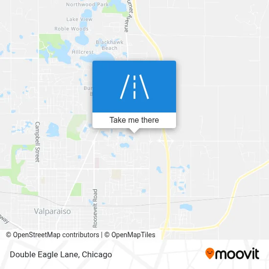 Double Eagle Lane map