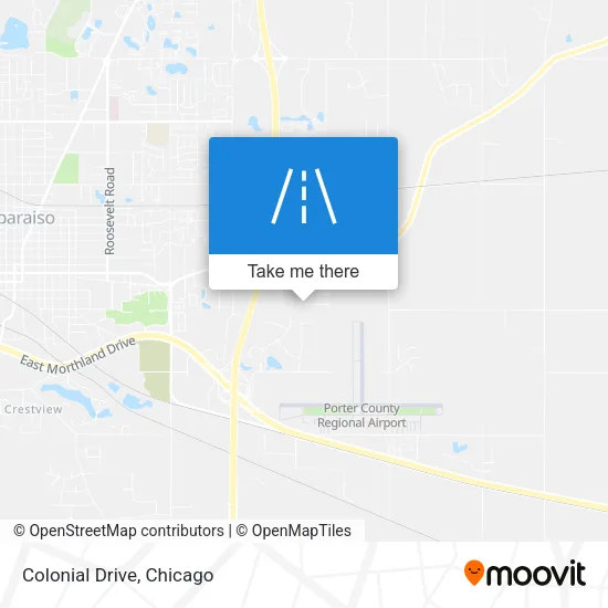Colonial Drive map