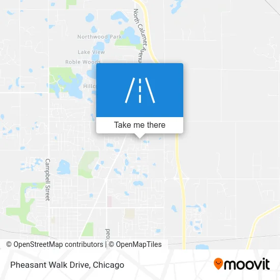 Pheasant Walk Drive map