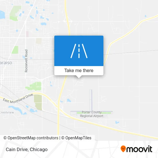 Cain Drive map