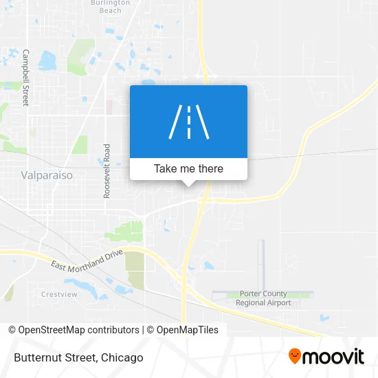 Butternut Street map