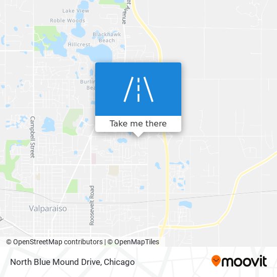 North Blue Mound Drive map