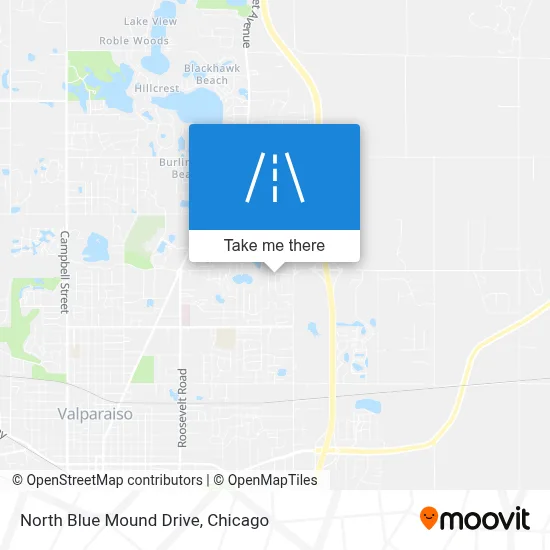 North Blue Mound Drive map