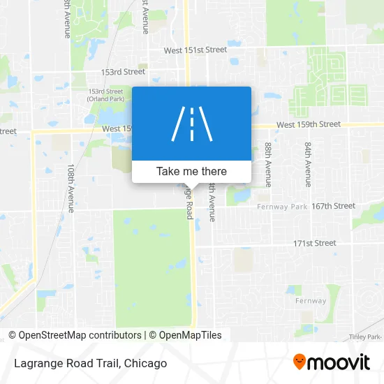 Lagrange Road Trail map