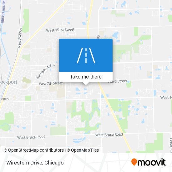 Wirestem Drive map