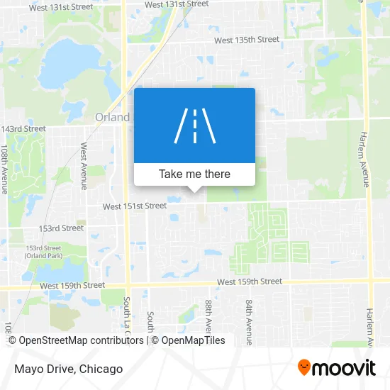 Mayo Drive map
