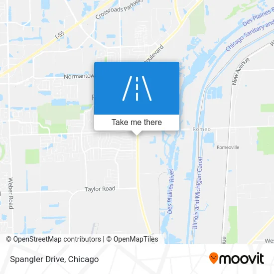Spangler Drive map