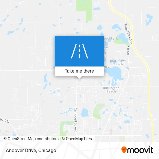 Andover Drive map