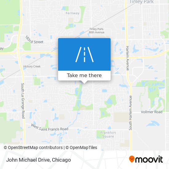 John Michael Drive map