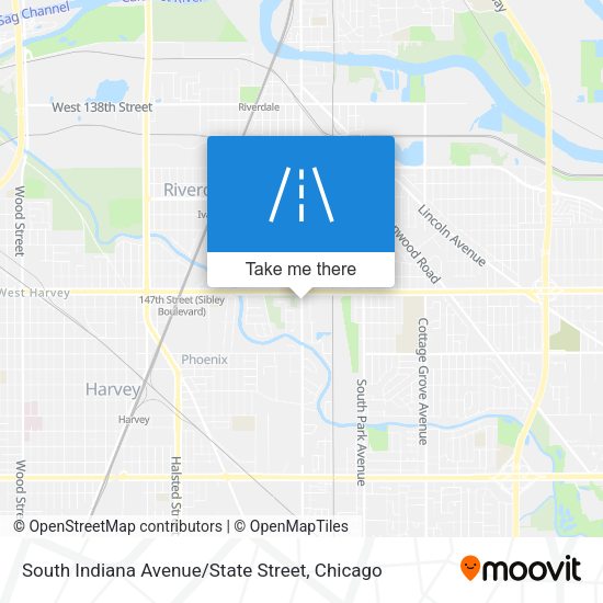 South Indiana Avenue / State Street map