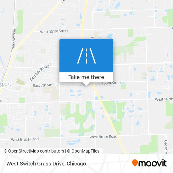 West Switch Grass Drive map