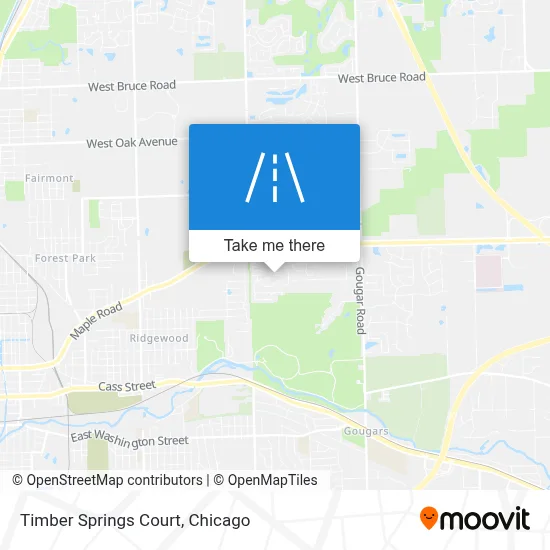 Timber Springs Court map