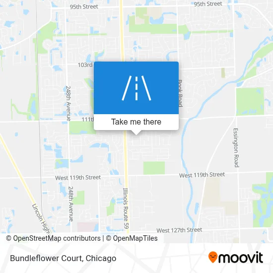 Bundleflower Court map