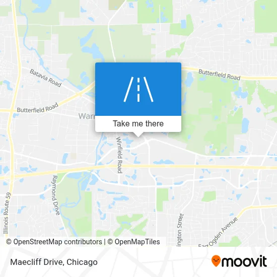 Maecliff Drive map