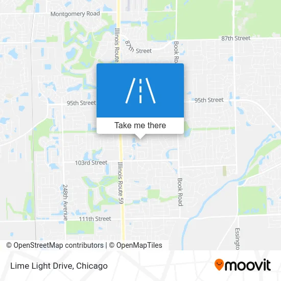Lime Light Drive map