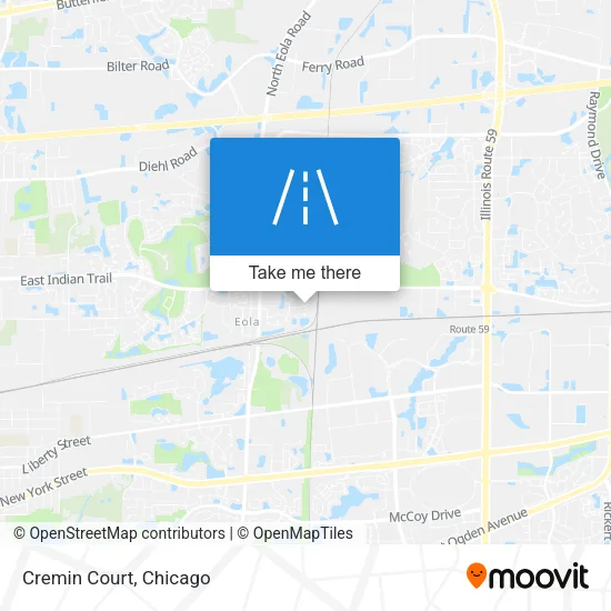 Cremin Court map