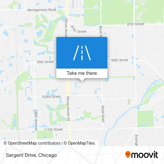Sargent Drive map