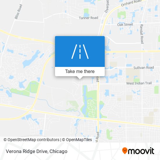 Verona Ridge Drive map