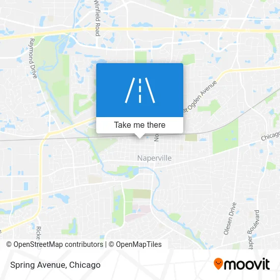 Spring Avenue map