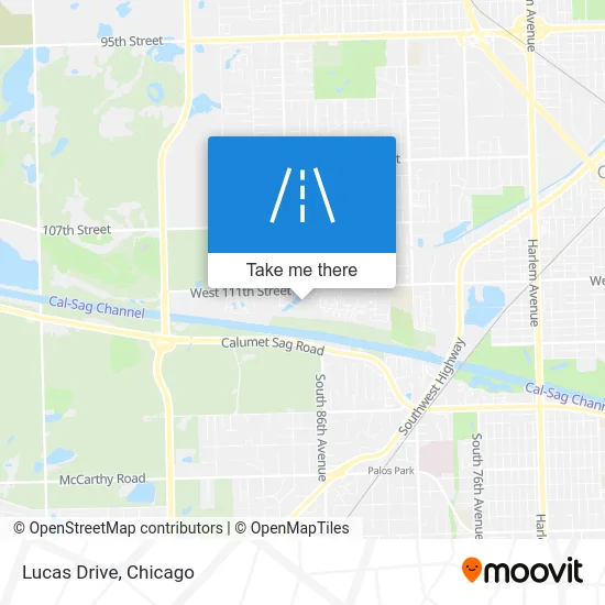 Lucas Drive map