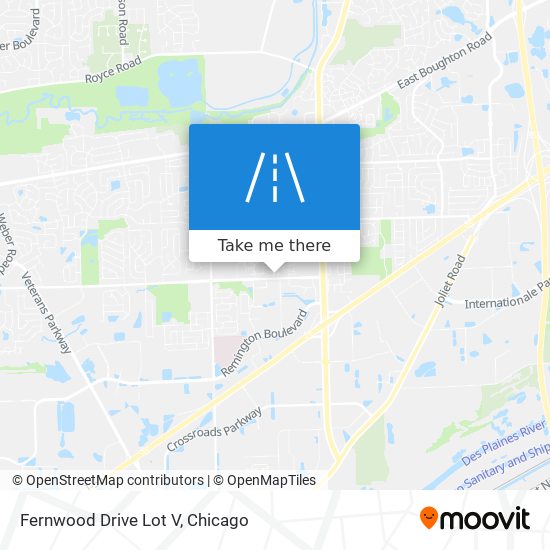 Fernwood Drive Lot V map