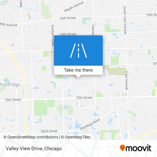 Valley View Drive map