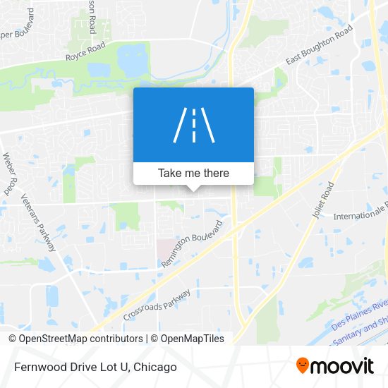 Fernwood Drive Lot U map