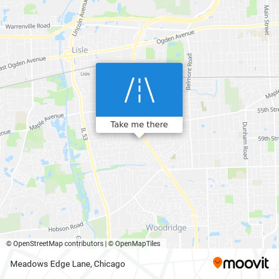 Meadows Edge Lane map